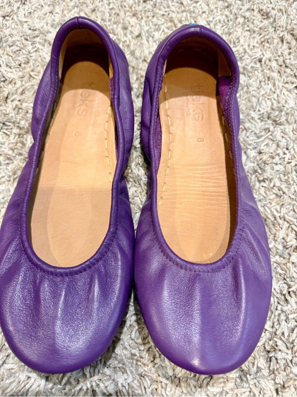Lilac Tieks - Size 8